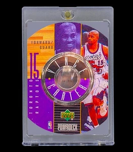 VINCE CARTER ROOKIE TROQUELADO PÚRPURA SP Inserto Cubierta Superior No Automático - RAPTORS - Imagen 1 de 2