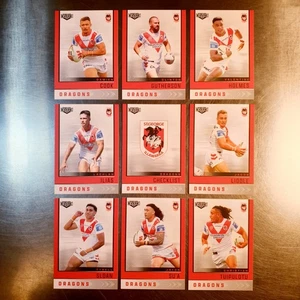2025 NRL Elite St George Illawarra Dragons Base Team Set (9 Cards) - Bild 1 von 2