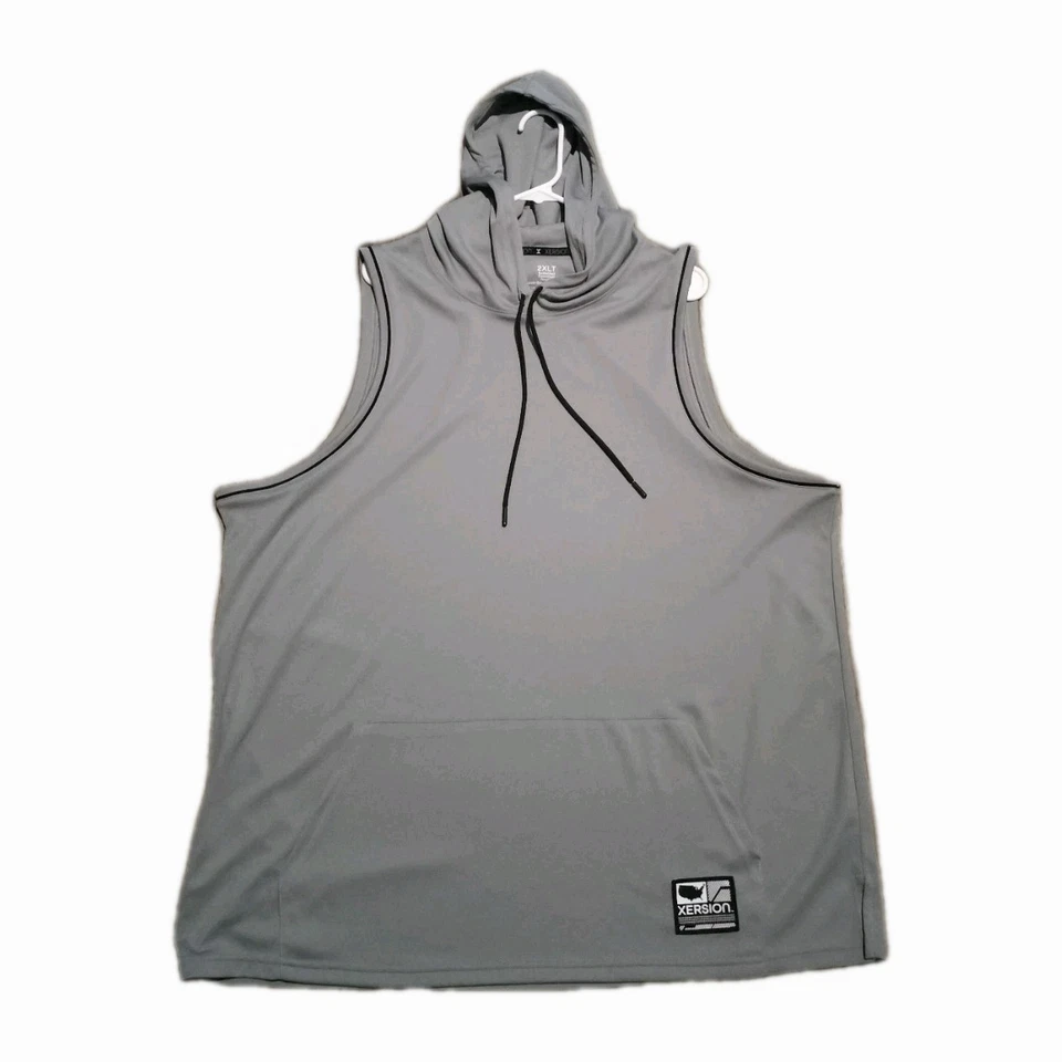 Xersion Baloncesto Sin Mangas Sudadera con Capucha Quick-Dri Para Hombre’s 2XLarge Alto Chaleco Camisa  Foto 1 de 4