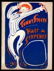 1965 TOMMY STEEL in a new musical HALF A SIXPENCE * program with photos - Picture 1 of 5