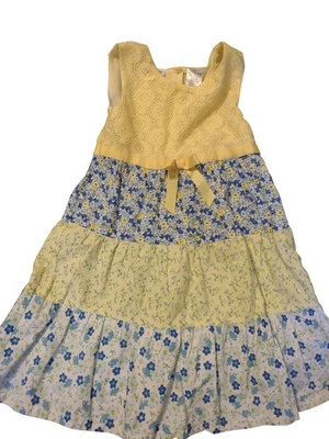 Vestido para niña Blueberi Boulevard en capas 5 Cottage Prairie ligero Shabby Chic Foto 1 de 4