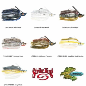 Strike King Jigs Swim 5/16oz Tour Grade Fishing Pick Any 7 Colors TGSJ516 Lures - Picture 1 of 15
