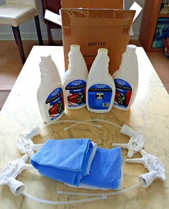 4x Ultimate Finish Waterless Wash & Wax 750ml Spray Car Shampoo - Picture 1 of 4