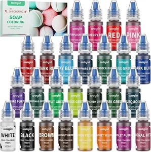 Colorante Liquido Para Jabon Artesanal Colorantes Para Jabon Tinte Set Kit De 26 - Picture 1 of 7