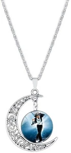 1 Collana Mezzaluna Luna Michael Jackson #1 - Foto 1 di 1