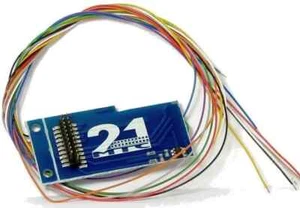 ESU 51968 21 Pin Adapter Board with Aux3-Aux 8 | New | W/Wires |  Loksound - Picture 1 of 1