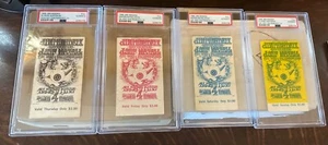 Juego completo de 4 entradas de concierto Jimi Hendrix 1968 Filmore Auditorium San Francisco - Imagen 1 de 1