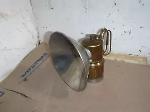NOS Justrite No. 56c brass Carbide Lamp "LAMP, NOS EXCELLENT never used - Picture 1 of 3