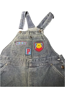 "Mono con tirantes Winnie The Pooh Disney Plus para mujer talla XL 14-16 azul denim 30"" ins" - Imagen 1 de 9