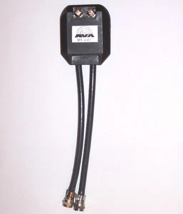 Divisor de señal de antena de TV VHF/UHF MT-1007 300 ohmios entrada a dos salidas de 75 ohmios - Imagen 1 de 1