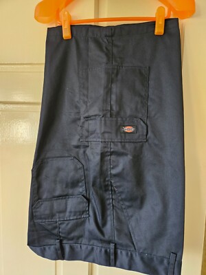 Dickies Herren Cargo-Shorts WD834 - Schwarz, Robust Für Arbeit & Freizeit