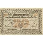 [#283266] Banknote, Austria, Mannersdorf, 20 Heller, ruine, 1920, UNC Mehl:FS