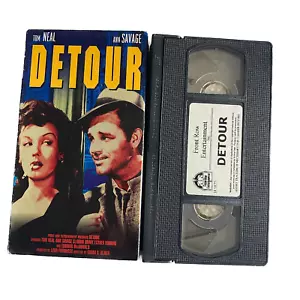 Detour (1945), VHS Movie, Front Row Ent. (1998), T. Neal, Ann Savage, Film Noir - Picture 1 of 4