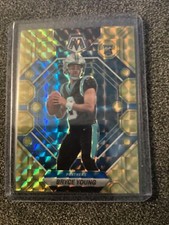 2023 Mosaic Bryce Young Green Prizm Rookie Card RC #290 Panthers
