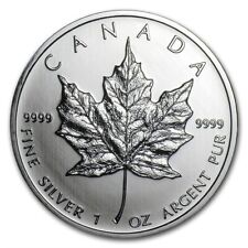 2011 Canada $5 1 oz Silver Maple Leaf Coin .9999 Fine Silver BU