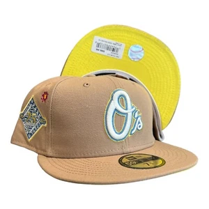 New Era Baltimore Orioles 59FIFTY Fitted Hat Super Bloom 25th Year Patch 7 7/8 - Picture 1 of 8