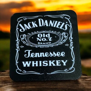 Jack Daniels 3d Printed Coaster Set Black Set Of 4 - Picture 1 of 1