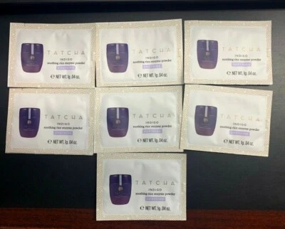 Tatcha Skin Care Packettes INDIGO SOOTHING Rice Enzyme Powder Packet 7 ct.04 OZ - Image 1 of 3