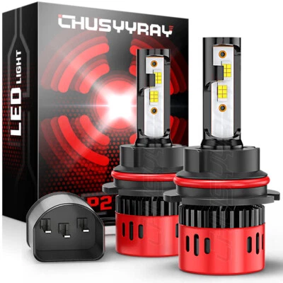 2-side 9007 LED Headlight Bulb Kit for Peterbilt 330 325 335 340 348 384 386 387 - Image 1 of 4