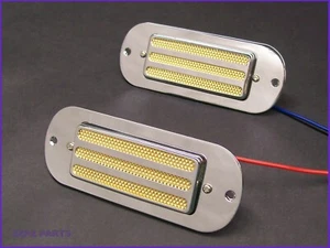 Gold Foil Pickup Set, 3-Hole Grille style Silvertone Harmony Teisco EZPZ PARTS - Picture 1 of 4