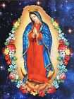 Our Lady Of Guadalupe Fabric Panel Cotton Religious Catholic Virgin Mary