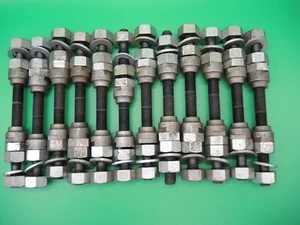 9.5mm x 130mm HUB AXLES JOBLOT of 12x FOR TANDEM DRUM BRAKE + 1970`s PUCH MOPEDS - Picture 1 of 8