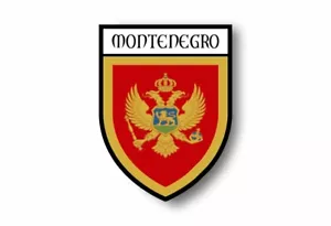 Aufkleber Sticker Wappen Stadt Flagge Auto Motorrad Montenegro - Bild 1 von 1