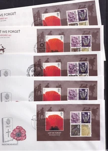 GB 2007 Lest We Forget Pashendaele MS choice Stuart Royal Mail FDC special pmks - Picture 1 of 12