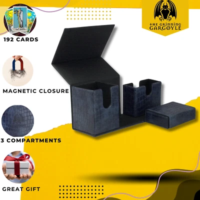 Deck Box Storage for 200 Trading Cards | Trading Card Storage MTG Yugioh Pokemon - Image 1 of 4