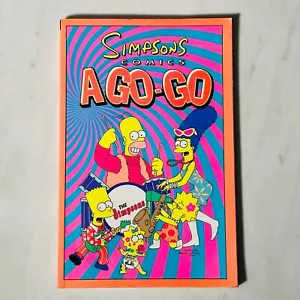 Simpsons Comics A Go-Go Matt Groening Graphic Novel - 1999 Harper Bart Homer - Foto 1 di 6