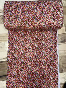 Vintage Floral Fabric Heavy Canvas Wamsutta Homespun 1 Yard x 44 100% Cotton - Picture 1 of 9
