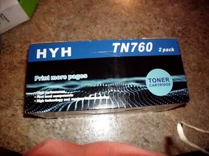 2er-Pack kompatible Tonerkartusche Ersatz für Brother TN760, SCHWARZ - Bild 1 von 2