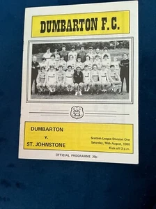 Dumbarton v St Johnstone August 1980 - Picture 1 of 1
