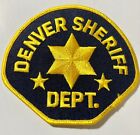 Département du shérif de Denver, étiquette d'épaule brodée officielle, noir et or