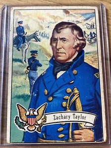 1952 Bowman US Presidents Zachary Taylor Card #15 Low Grade - Picture 1 of 3
