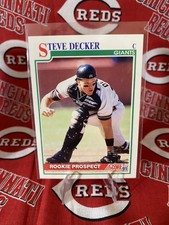 1991 Score #710 Steve Decker San Francisco Giants