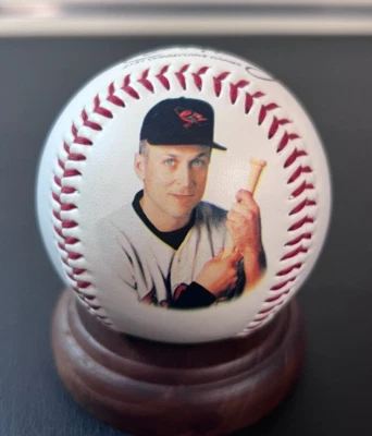Ironman Carl Ripken Jr Baltimore Orioles Souvenir Collectible Baseball-Scuffed - Image 1 of 4
