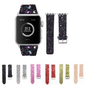 Glitter Bling Watch Band Strap For Apple iWatch Ultra 2 49mm Series 9 8 7 6 5 SE - Zdjęcie 1 z 18