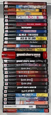Видеоигры для Sony Playstation 2 — разнообразный лот — GTA, герой гитары - Изображение 1 из 4