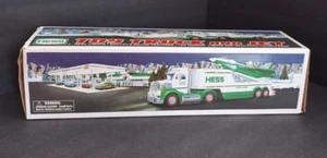 2010 Hess Truck - Jet Plane Hauler Truck with Jet Plane New Open Box - Picture 1 of 5