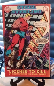 Steel Sterling Comic Book #4 Red Circle 1984 - Picture 1 of 6