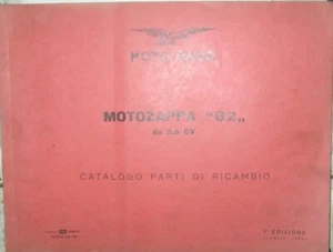 Moto Guzzi Motozappa G2 3,5 cv Catalogo Parti di Ricambio 7/1966 1a ed. - Imagen 1 de 2
