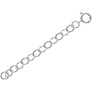 Necklace Bracelet Chain Extender ~ PACK OF TWO (2) ~ .925 sterling-silver ~ 2 - Picture 1 of 1