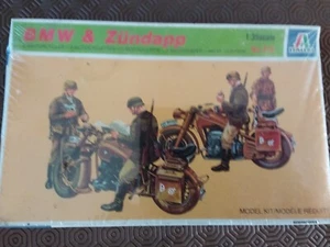 ITALERI 1/35 #316 BMW & ZÜNDAPP JAMAIS OUVERTE SOUS FILM bar - Imagen 1 de 5
