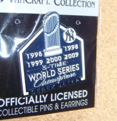 2022 NY Yankees Derek Jeter 5 - time World Series Champion pin New York FREE S&H - Image 1 of 4