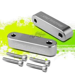 ESPACIADOR DE CAPUCHA ANODIZADO PLATEADO EVITA EL REMOJO TÉRMICO PARA 88-00 CIVIC/90-01 INTEGRA - Imagen 1 de 5