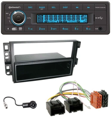 Continental MP3 DAB USB Bluetooth Autoradio für Chevrolet Aveo Epica Captiva 06- - Bild 1 von 4