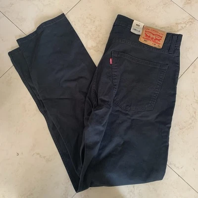 Levi's 502 Denim Men's Dark Wash Pants Jeans 36x34 - Image 1 of 4
