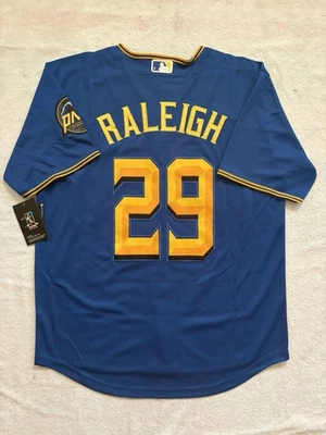Cal Raleigh Seattle Mariners City Connect Men's Stitched Jersey Size Medium  - Image 1 of 2