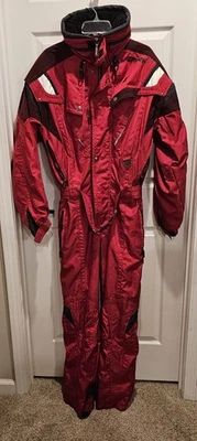 Traje de esquí Spyder vintage años 90 rojo para hombre mediano de una pieza traje de nieve esquí al aire libre Foto 1 de 4